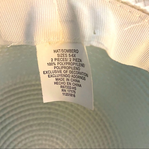 Macy's Girls Spring Church Floral Hat - Picture 3 of 4